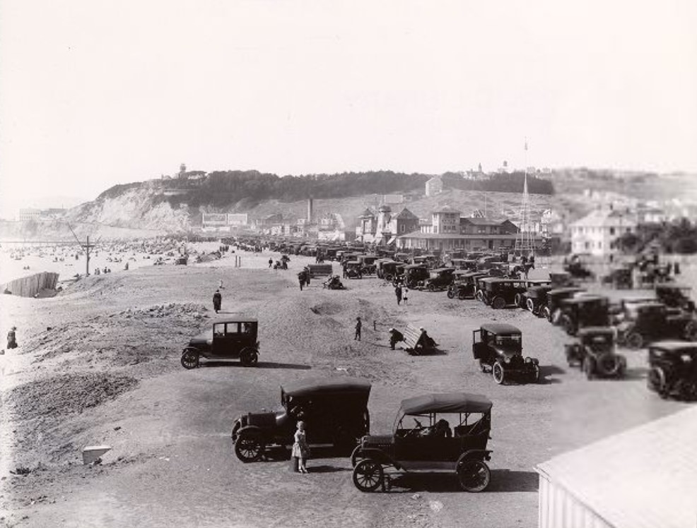 Ocean Beach near Playland, 1922