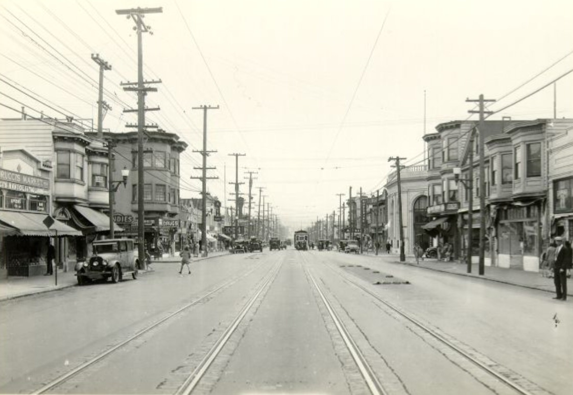 Mission Street at Brazil, 1929