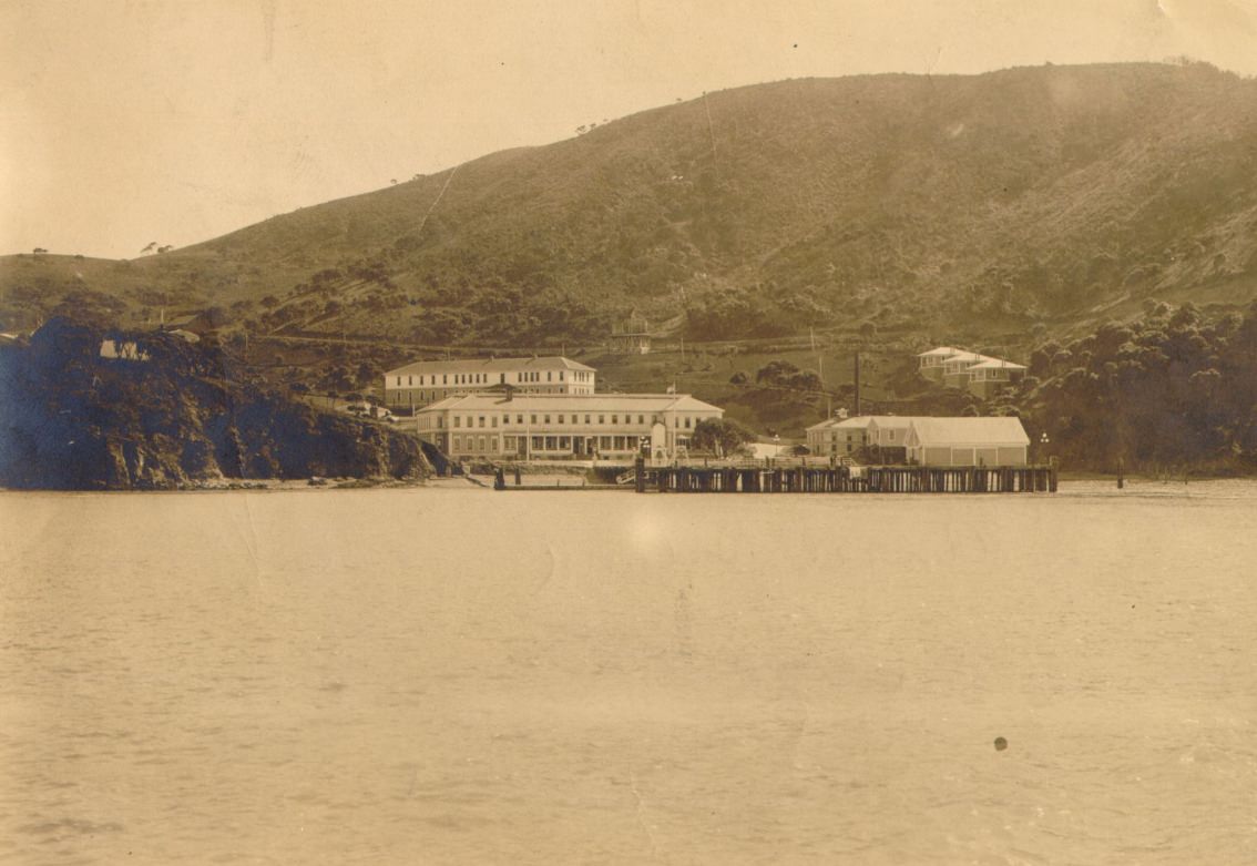 Immigration station at Angel Island in the 1920s.