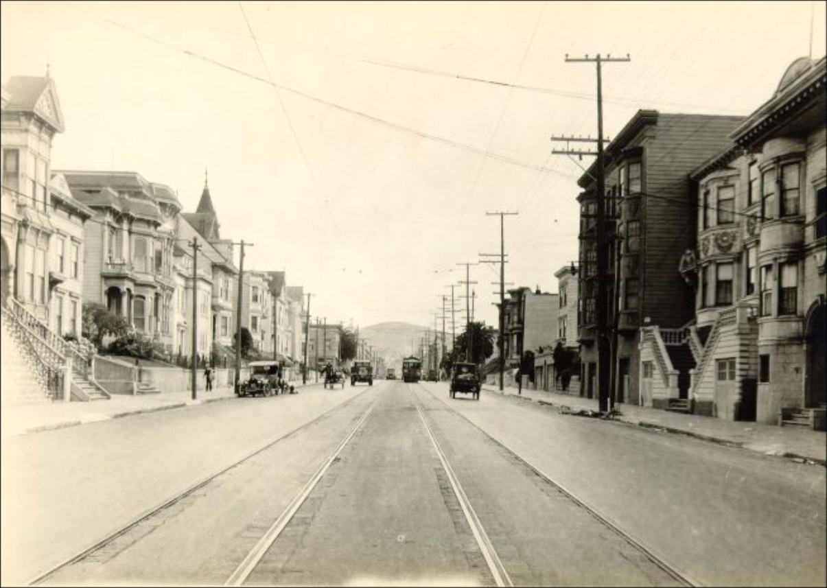 Howard Street between 21st and 22nd in 1927.