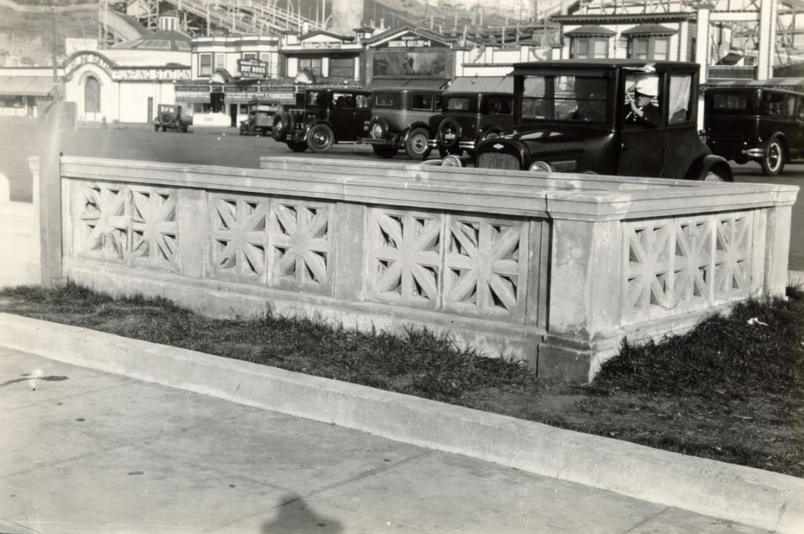 Convenience Station at the beach in the 1920s.