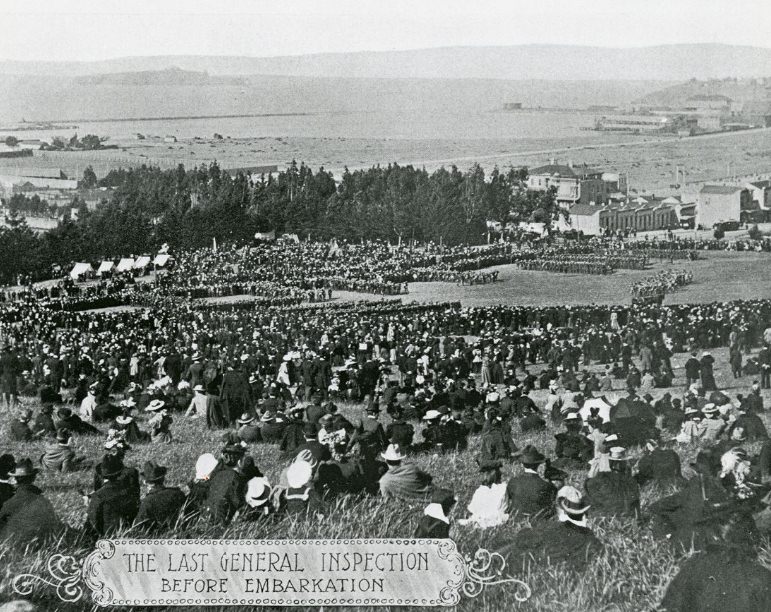 The Last General Inspection Before Embarkation in the 1890s.