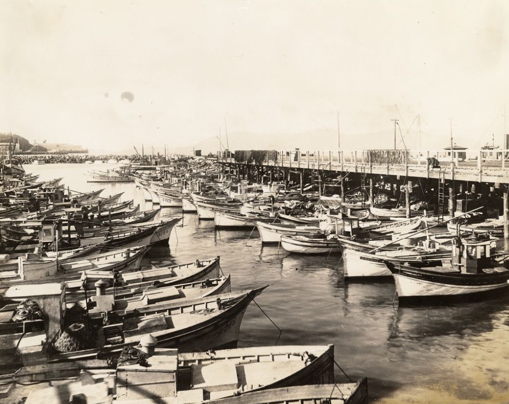 Fisherman's Wharf in 1928.