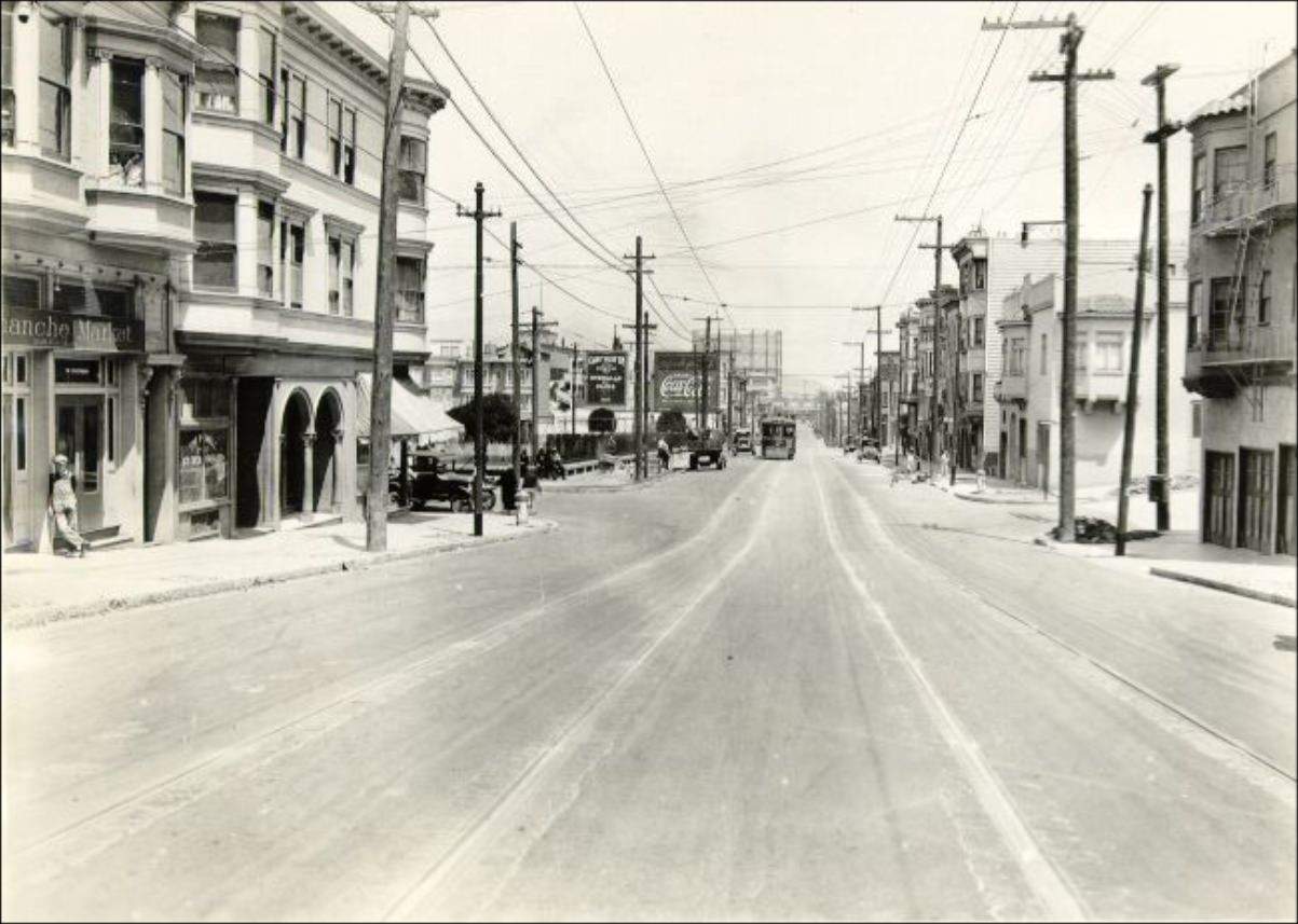 Powell Street between Filbert and Greenwich in 1926.