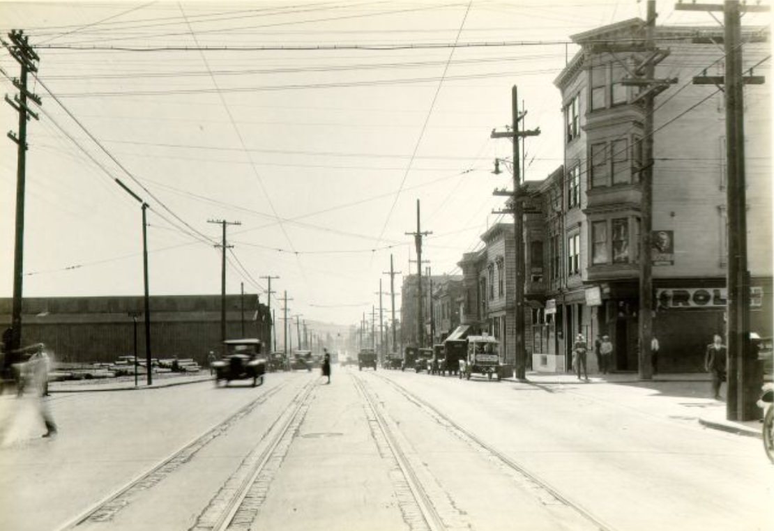 Third Street at Twenty-second Street in 1927.