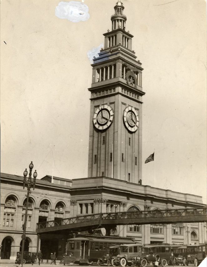 Ferry Building in the 1920s.