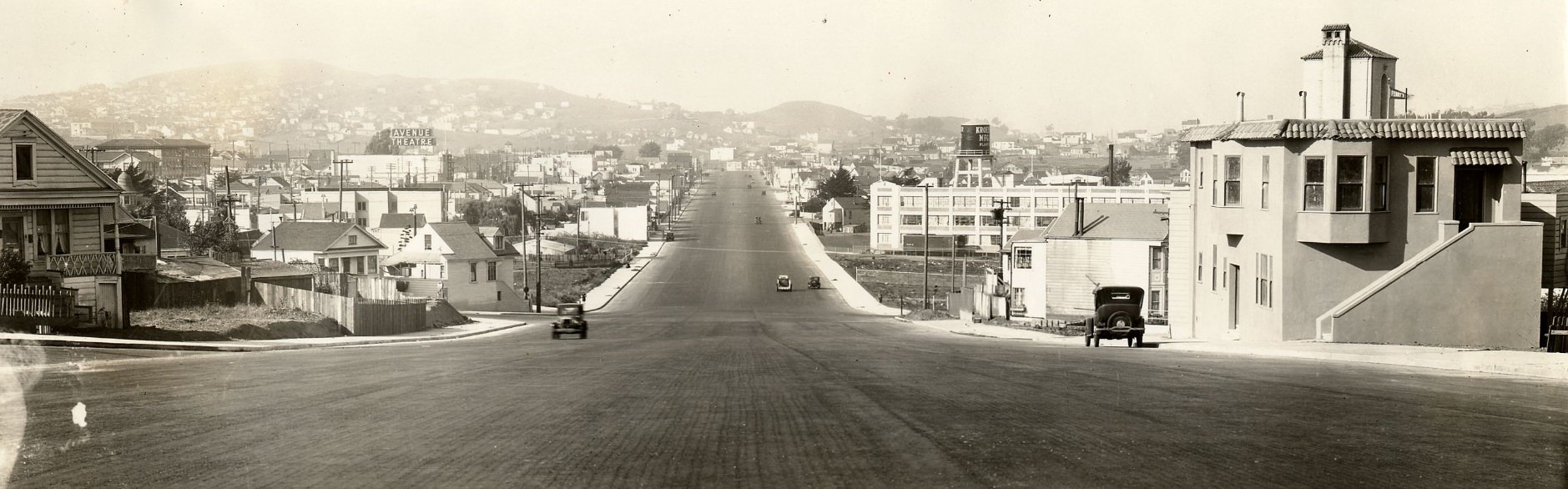 Old Bayshore Boulevard in 1929.