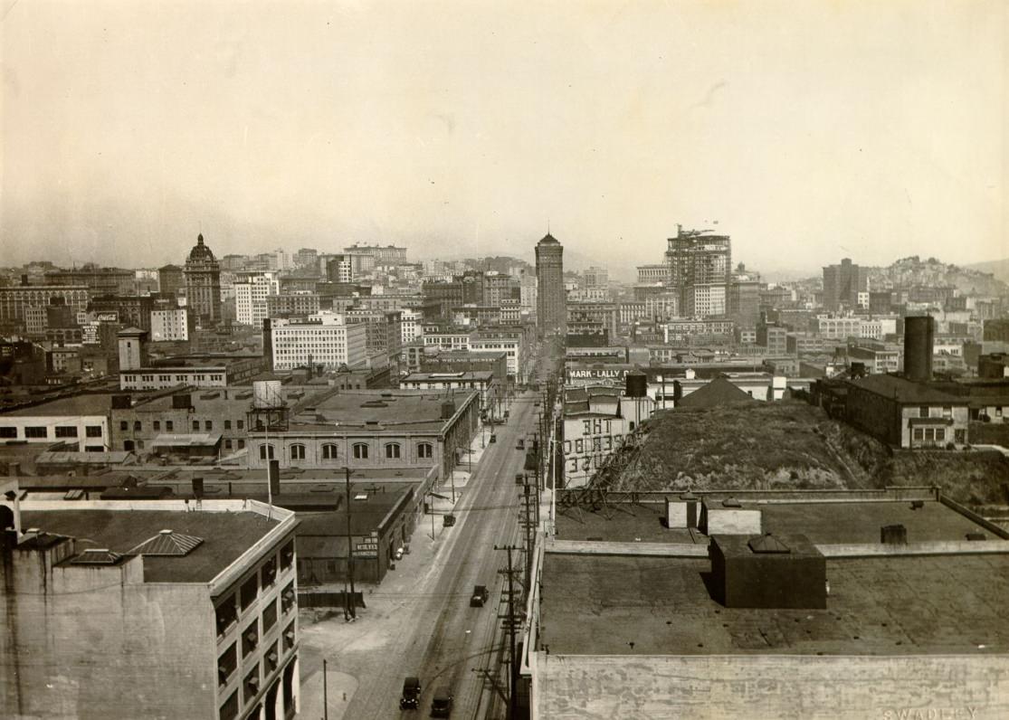 View of San Francisco in 1922.