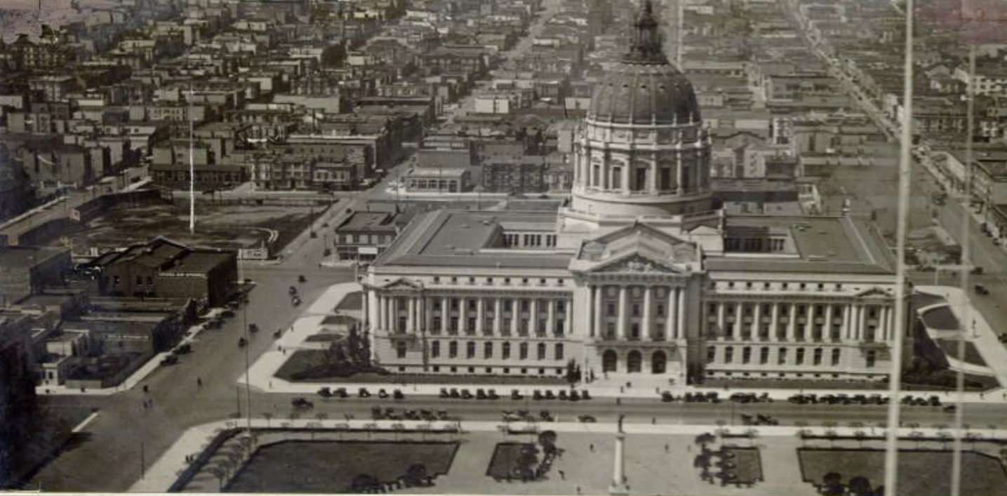 Civic Center in the 1920s.