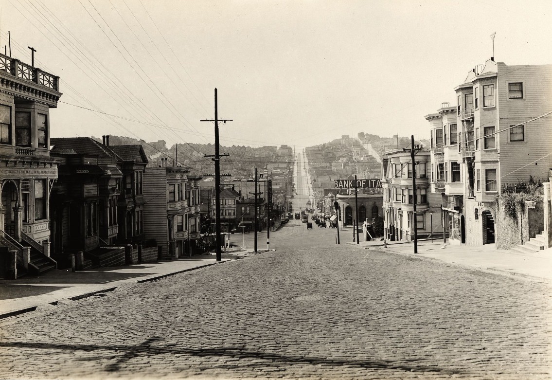 Castro near Market Street in 1927.