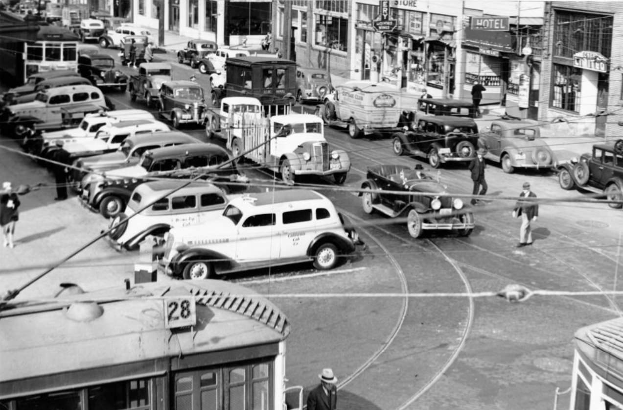 Third and Townsend Streets, 1938