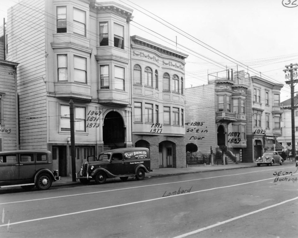 1800 block of Lombard Street, 1939