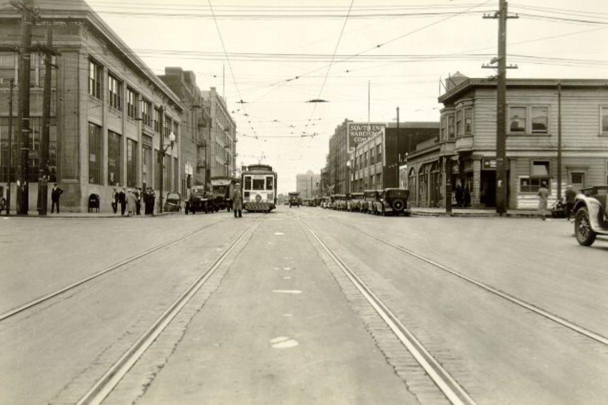 Third and Brannan Streets, 1931