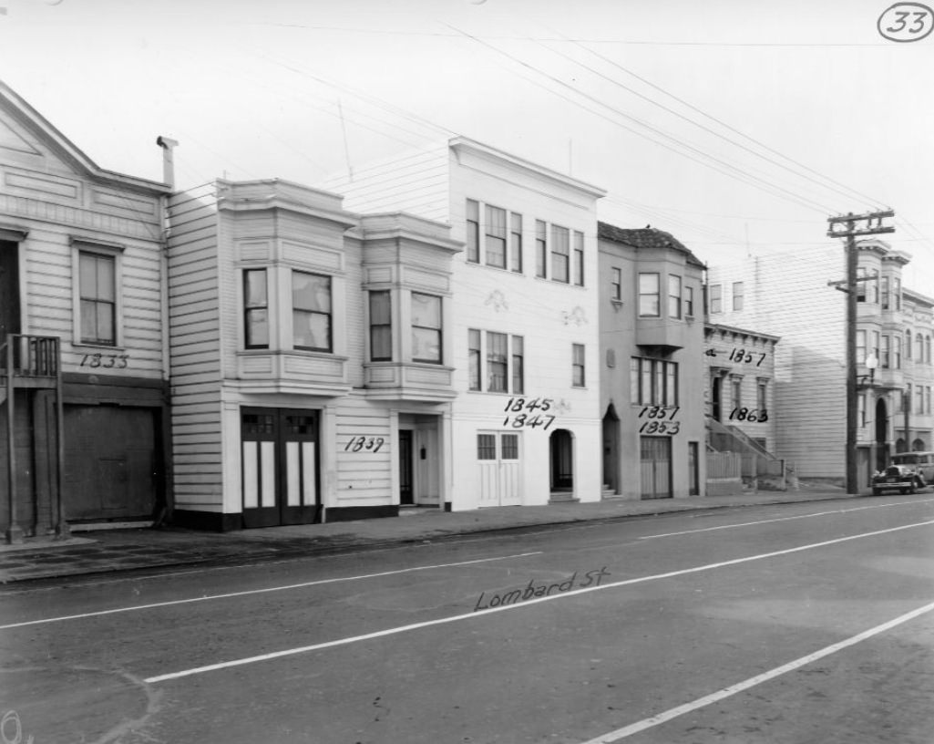 1800 block of Lombard Street, 1939