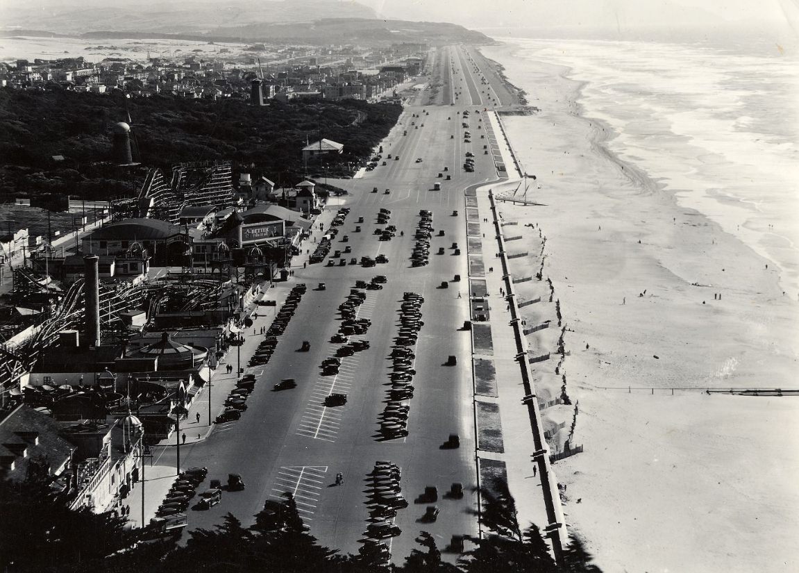 Ocean Beach, Great Highway, and Esplanade, 1930