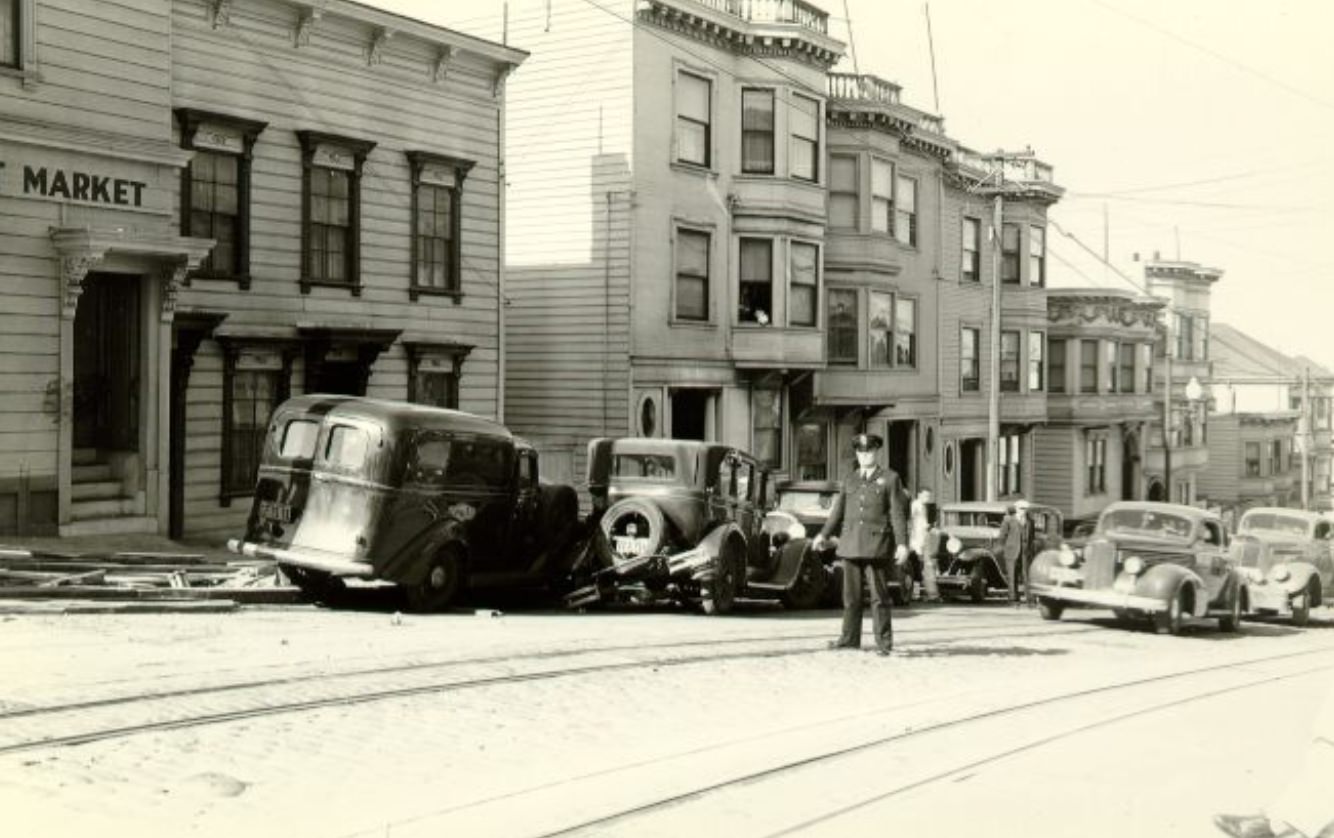 Hyde Street near Bay, 1938