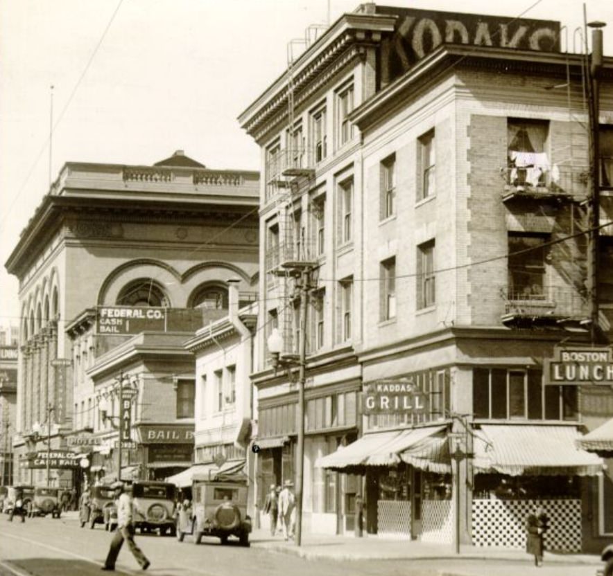 Kearny and Commercial streets, 1931