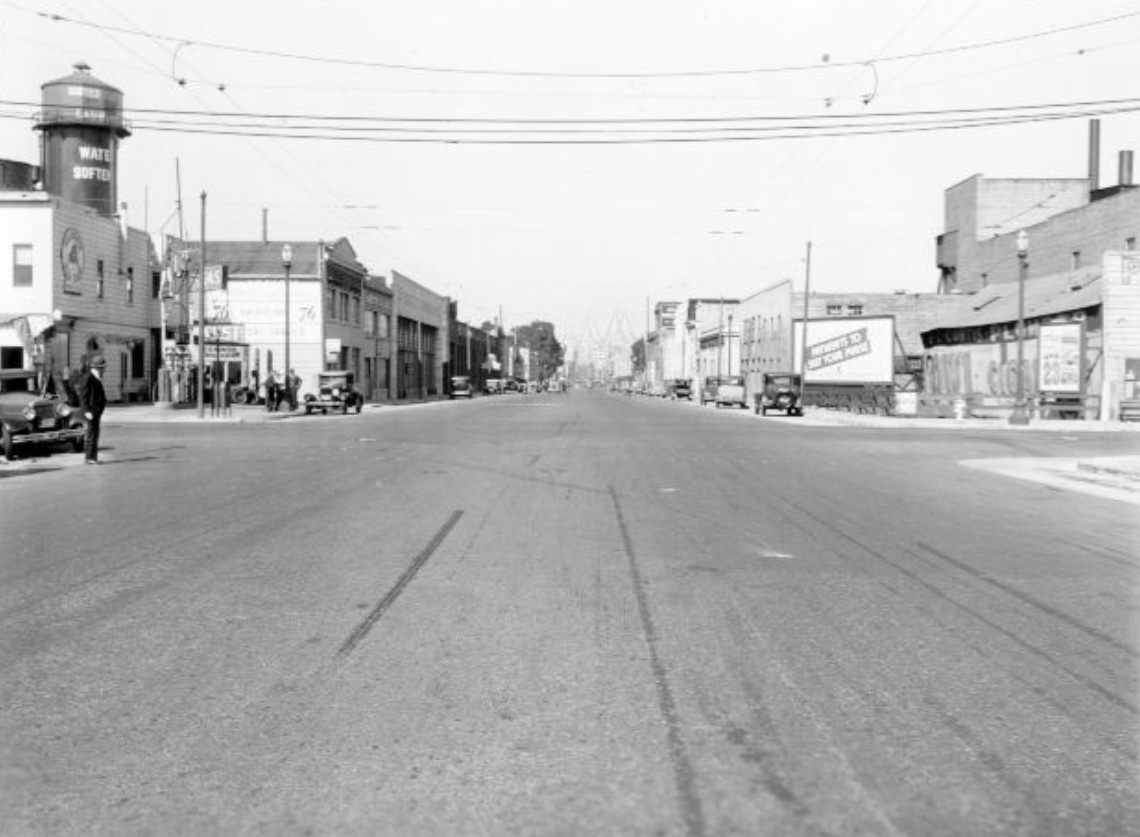Harrison Street near 17th Street, 1933
