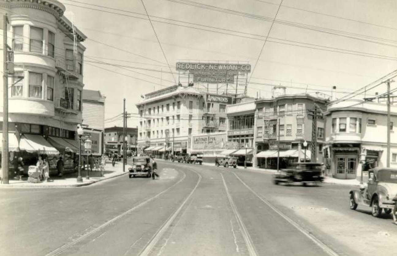 Mission Street at Army, 1931