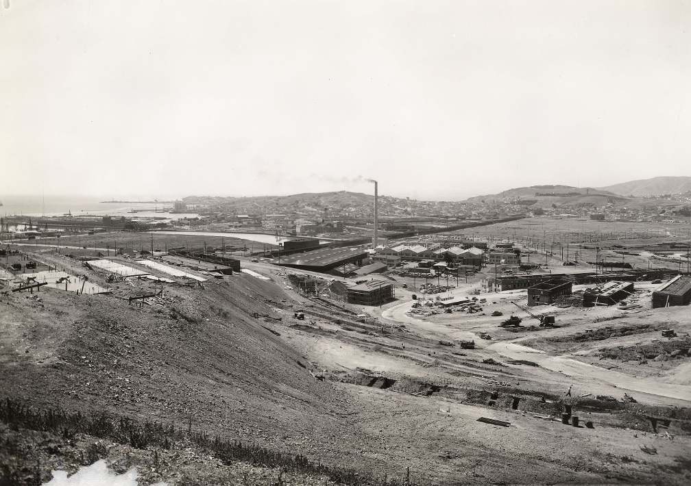 Construction of Potrero Housing Project, 1940