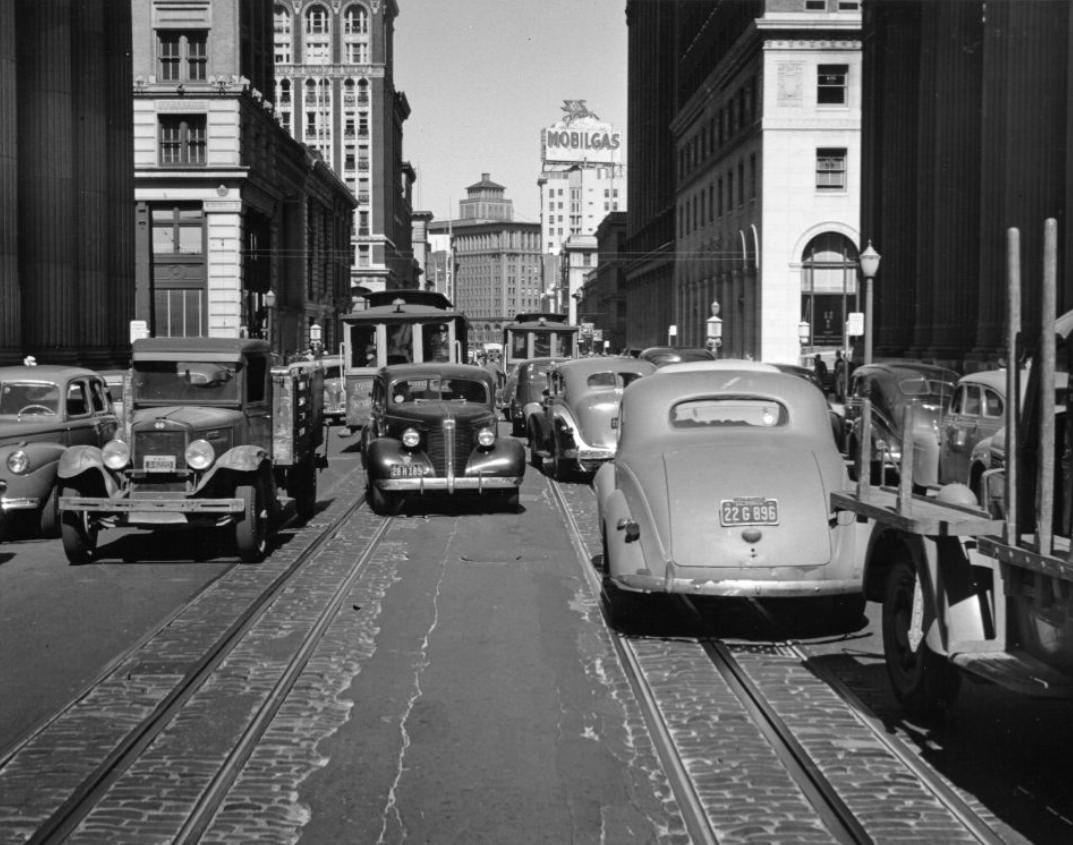 California Street, 1940s
