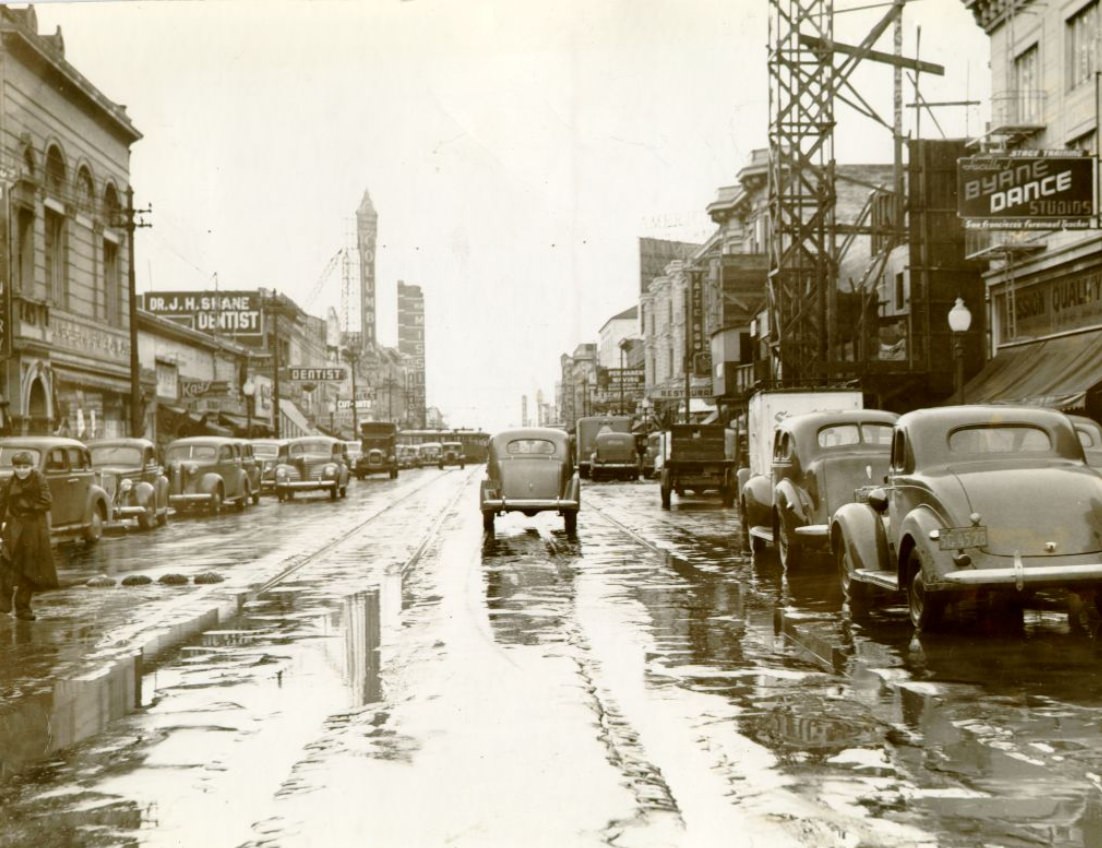 Mission Street at 22nd, 1940