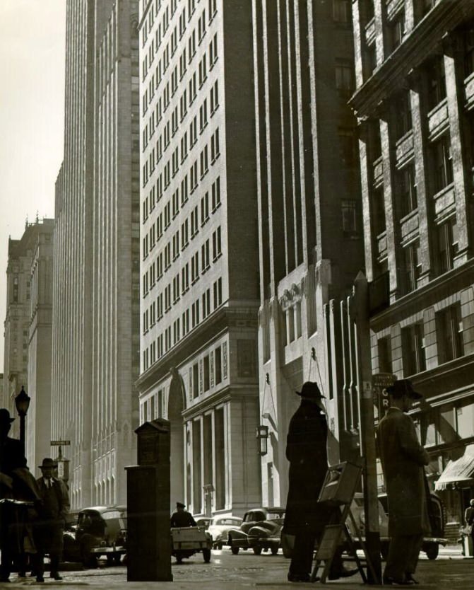 Montgomery Street, "Wall Street of the West," 1948