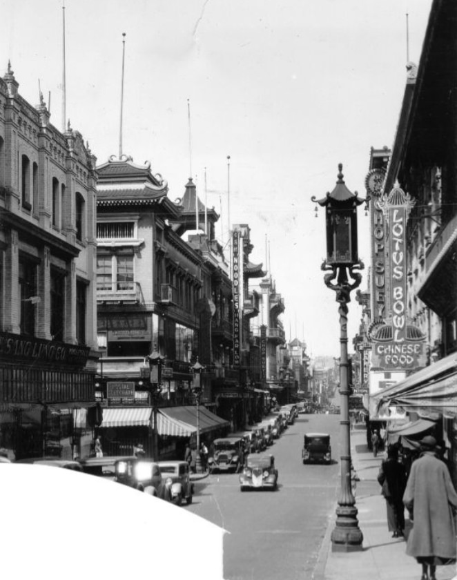 Grant Avenue in Chinatown, 1947