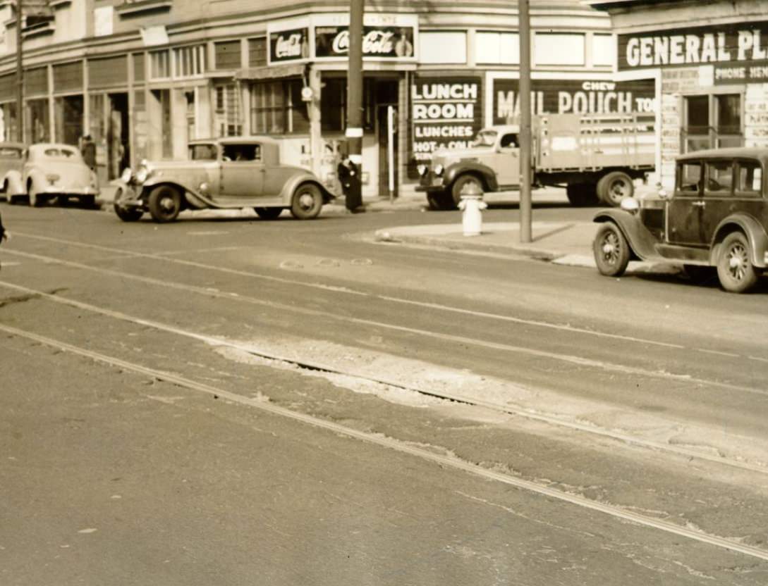 Mission Street at Duboce, 1940
