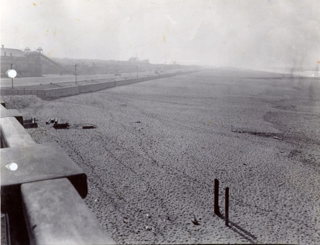 View of Ocean Beach from near the Cliff House, 1942