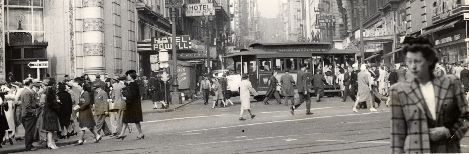 Powell Street at Market, 1943