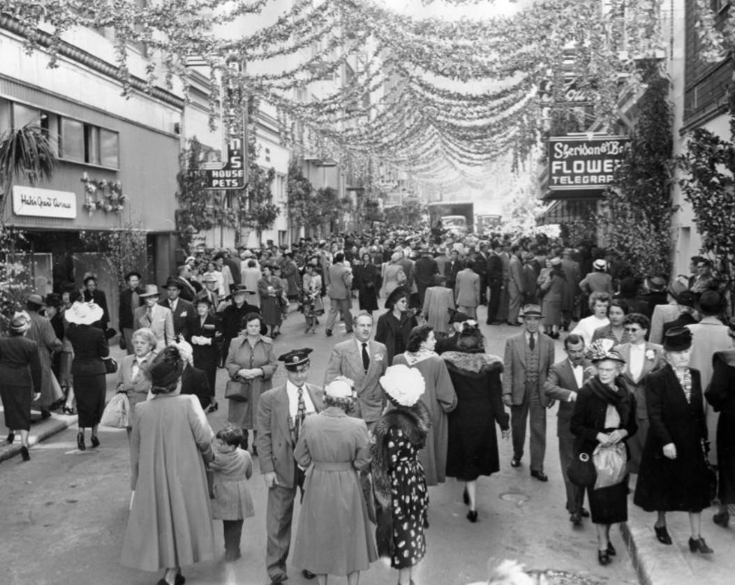 Maiden Lane festival, 1949
