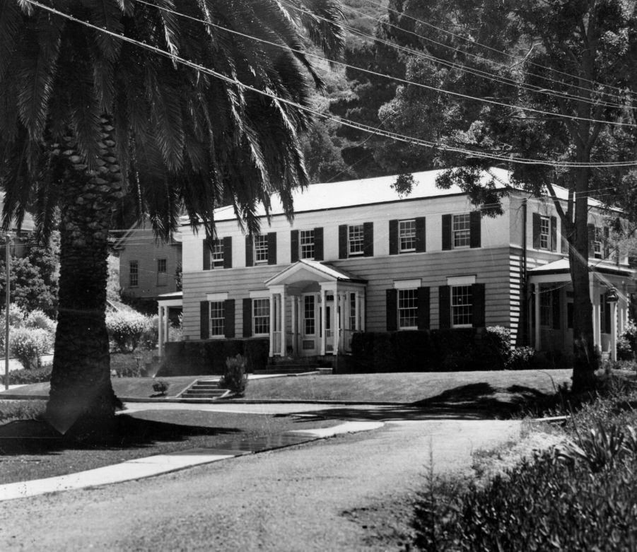 Angel Island administration building, 1946