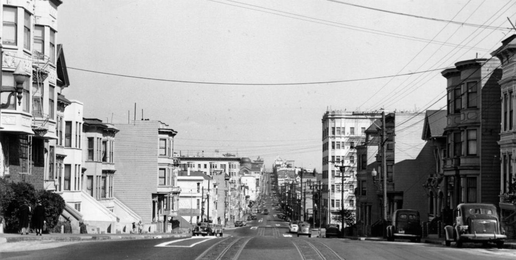 California and Lyon streets, 1944