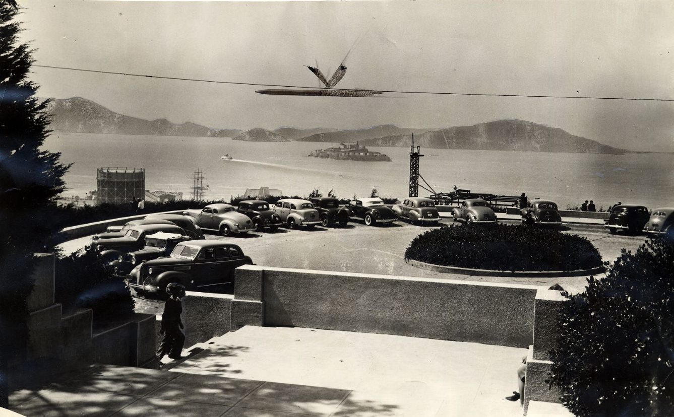 View of San Francisco Bay from Coit Tower, 1940