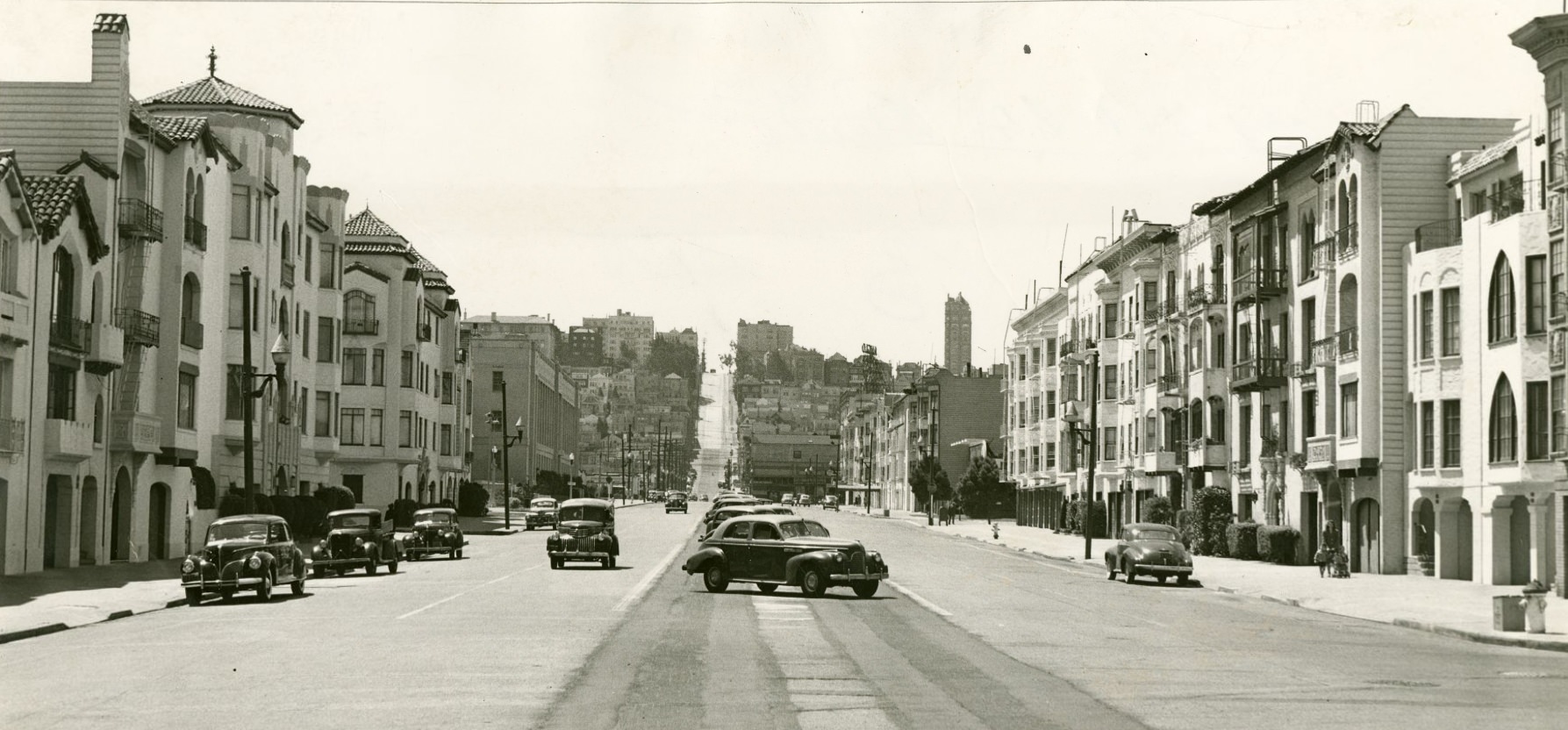 Fillmore Street, looking south from Bay Street, 1944