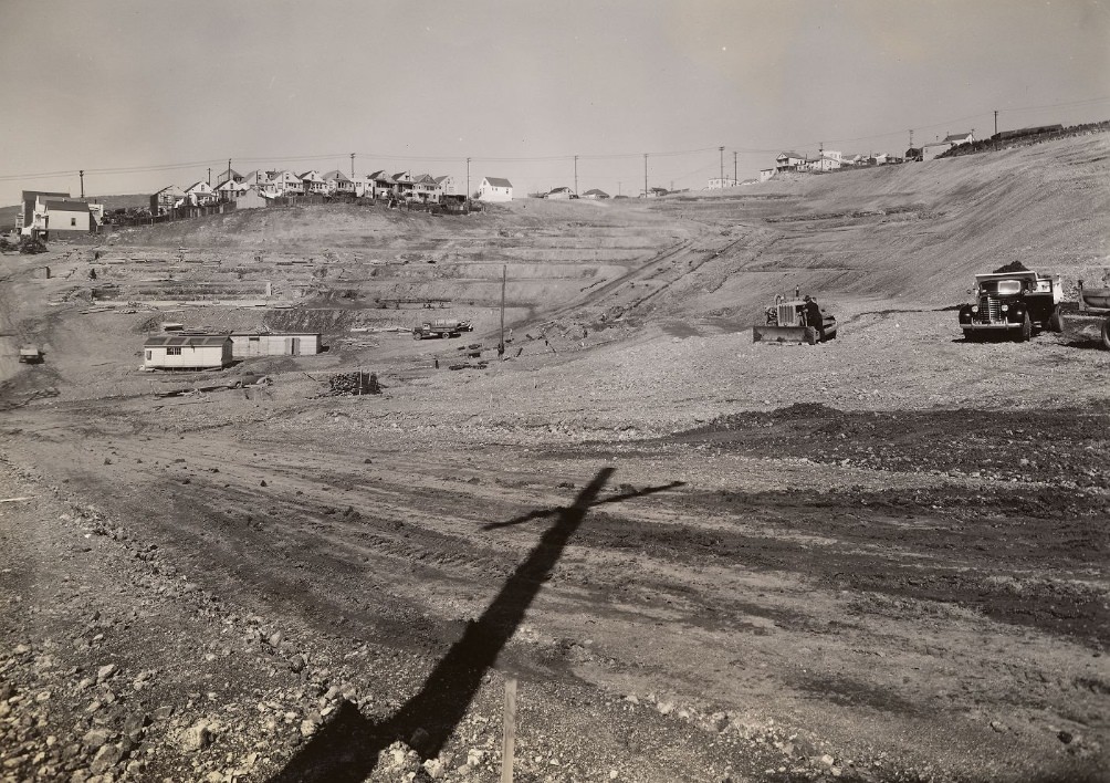 Construction of Potrero Housing Project, 1940