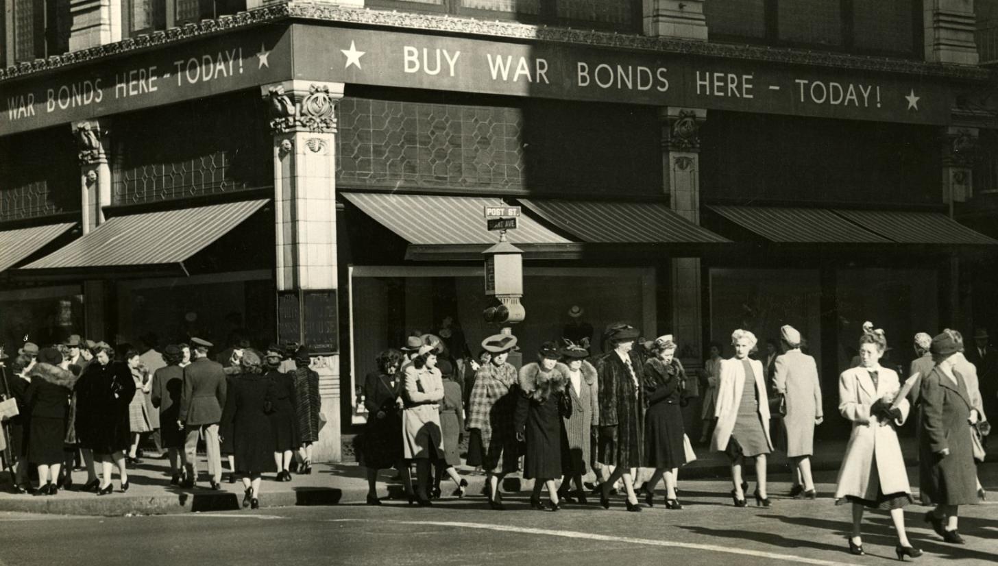 Grant Avenue and Post Street, 1944