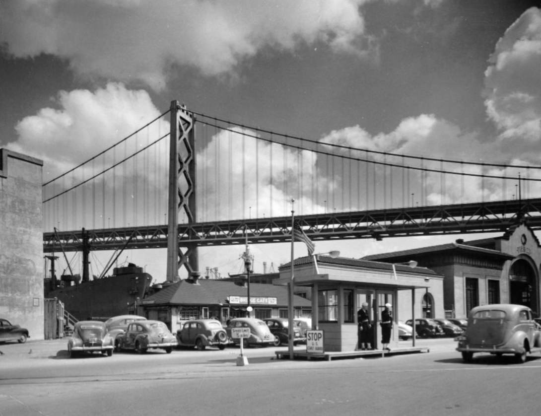 U.S. Coast Guard station at Embarcadero, 1940s