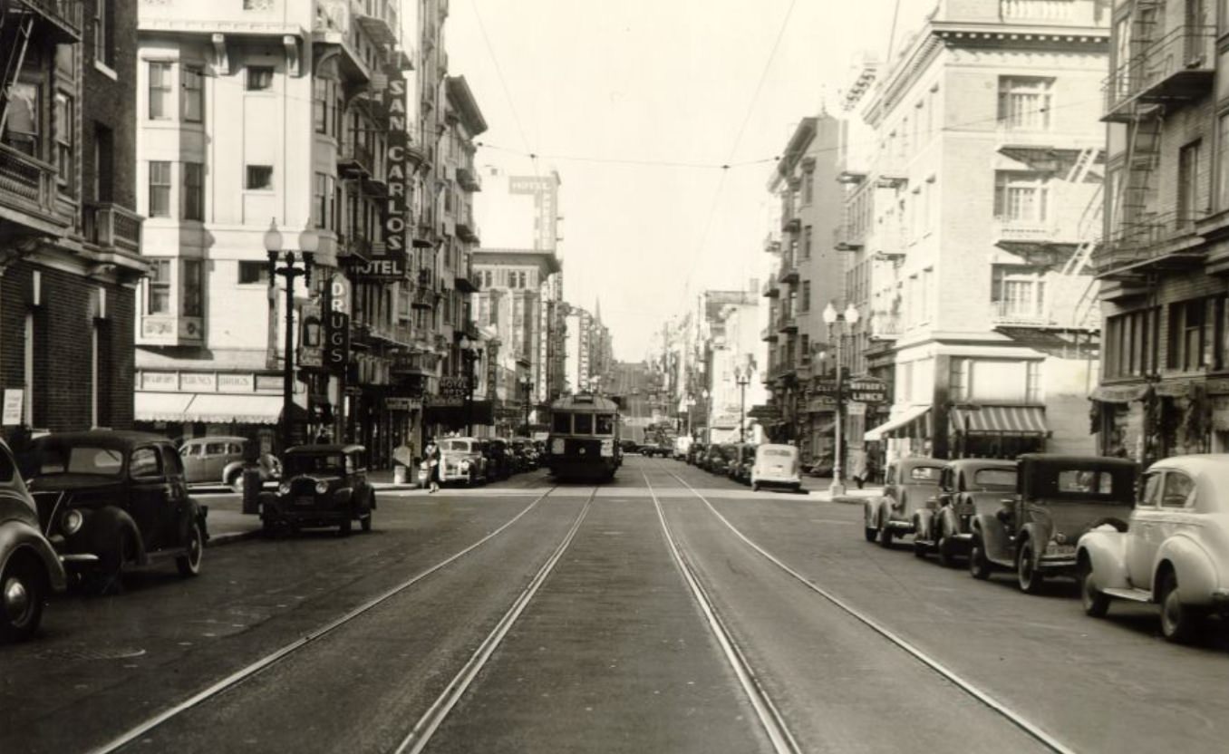 Geary at Hyde Street, 1941