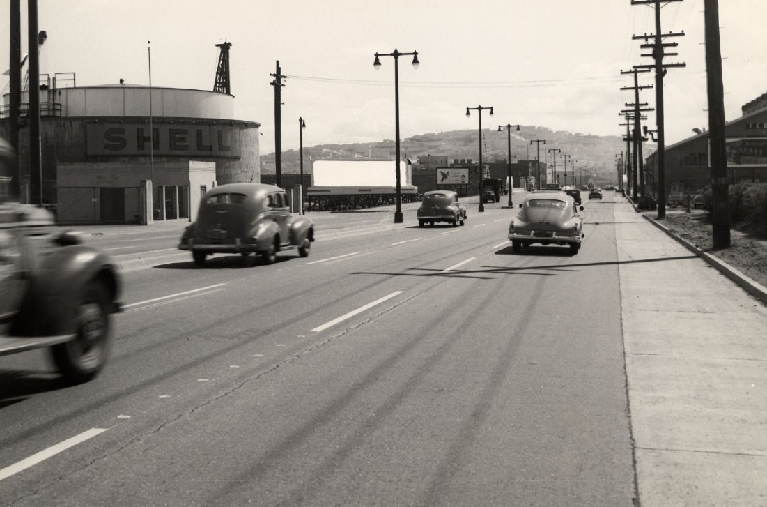 Third Street at Marin, 1940s