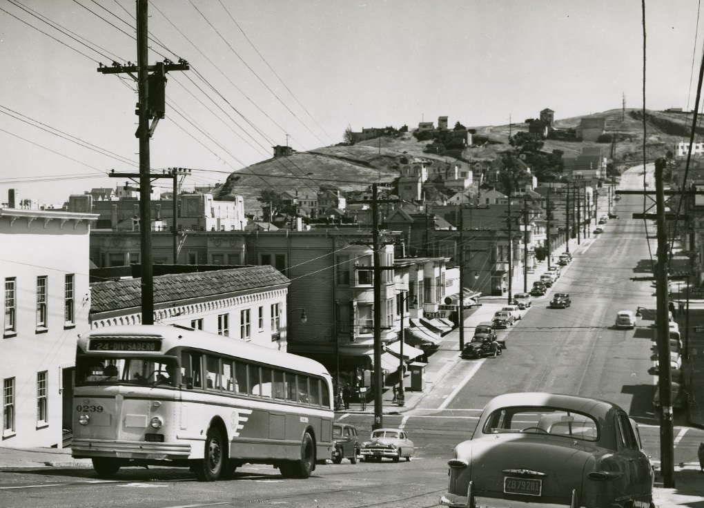Castro at 24th Street, 1950s