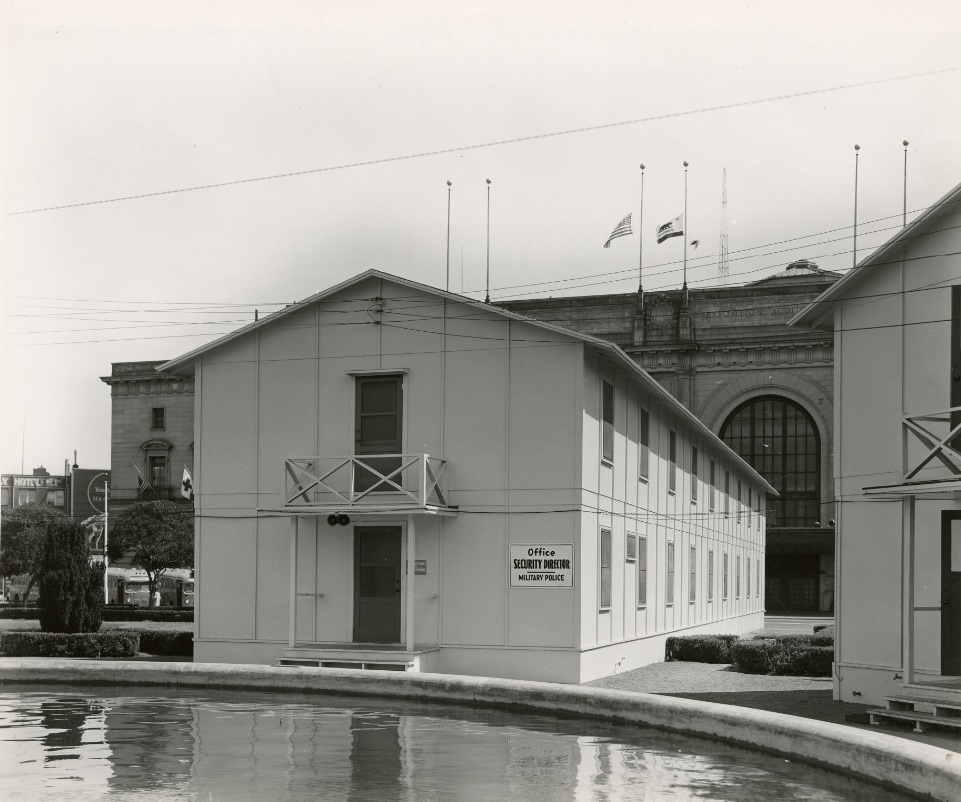 Temporary Barracks, Civic Center Plaza, 1940s