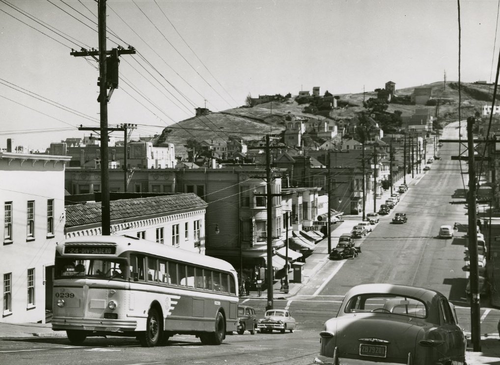 Castro at 24th Street, circa 1950s.