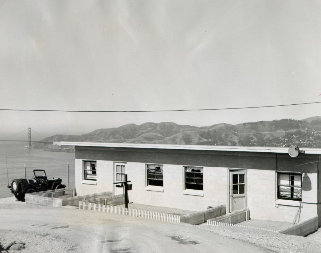 The 'Ready-Room' on Angel Island, 1957.
