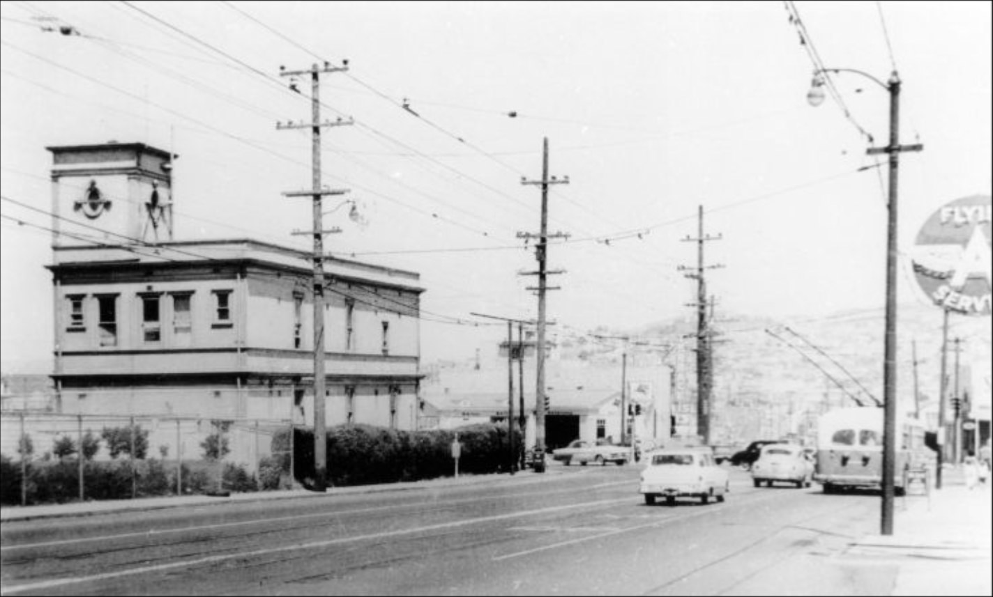 Ocean Avenue at San Jose, 1957.