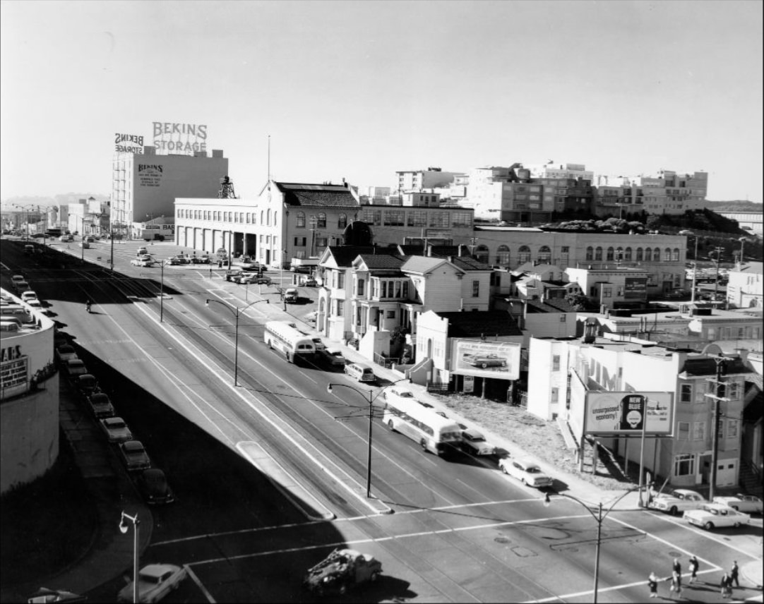 Geary Boulevard, 1958.