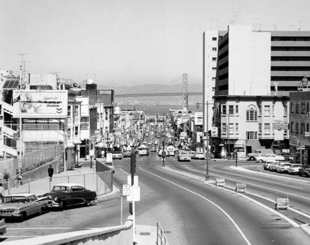 Broadway from Taylor, 1964.