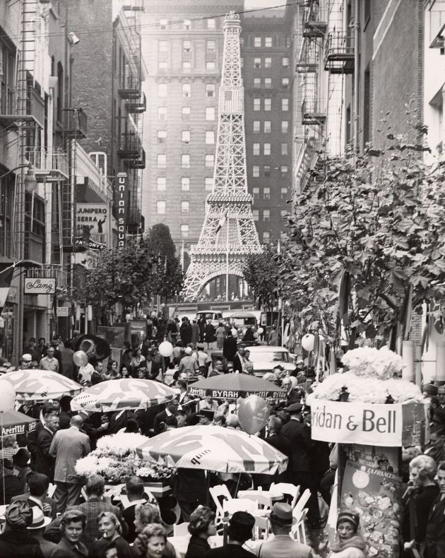 "Festival of France" on Maiden Lane, 1963.