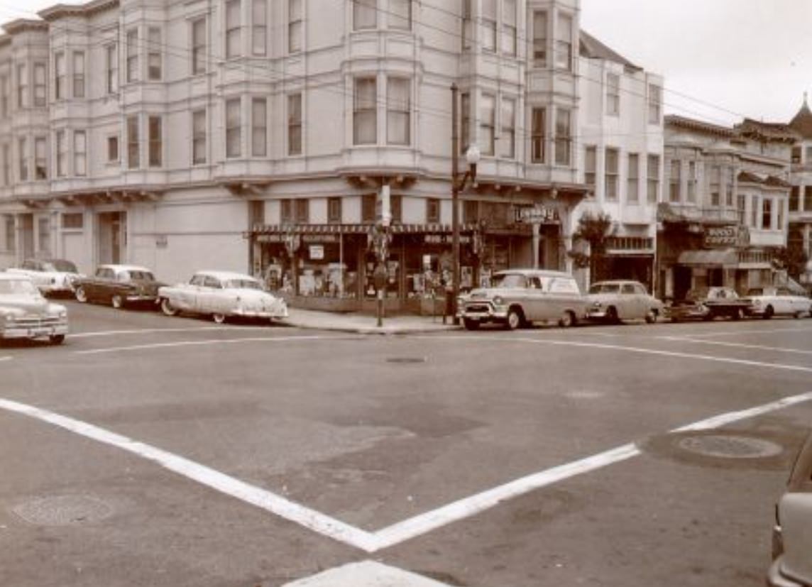 Haight Street at Scott, 1960.